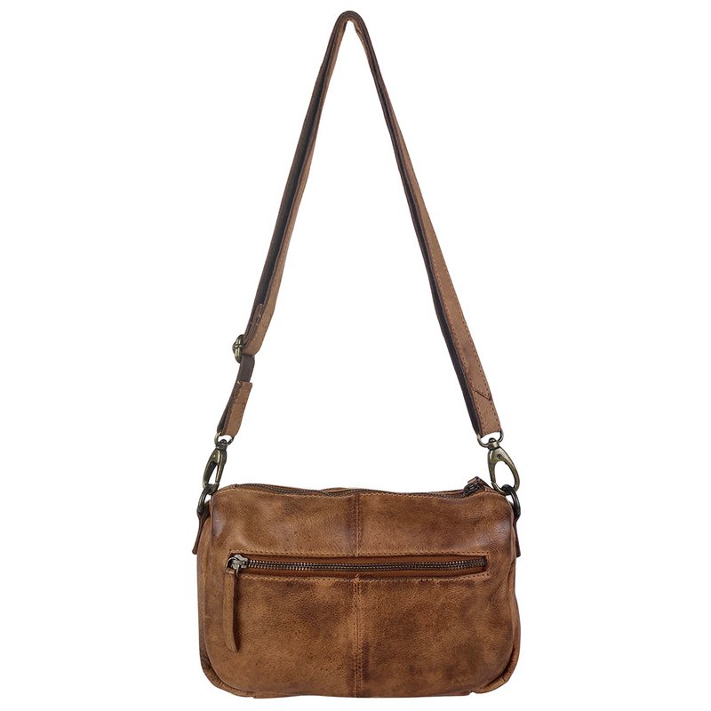 Borsa A Spalla Da Donna Realizzata In Pelle Lavata In 4 Colori