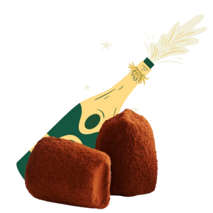 Champagne Chocolate Truffles - Bulk