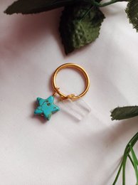 Blauer Stern Schlüsselanhänger, Schlüsselanhänger Zubehör, sternförmiger Schlüsselanhänger, trendiger Schlüsselanhänger | von lovebynlanla