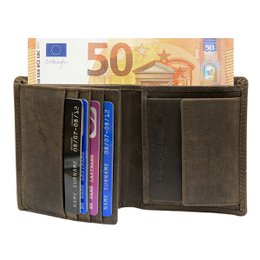 Pung Mænd - Pung Mænd - Arrigo Pung - Billfold model i 3 farver Buffalo Læder
