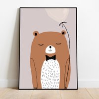 Bear poster nursery
