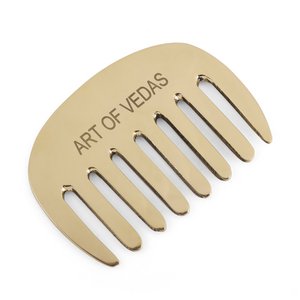 Kansa Comb - 100% Pure Kansa Metal for Scalp Massage & Hair Vitality