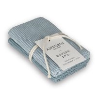 Dish Cloths - Knust - Solid - Skyway (elk met 2)