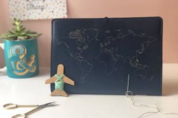 Cuaderno de Viaje Stitch Azul Marino