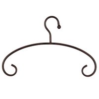 Iron coat hanger - antique brown