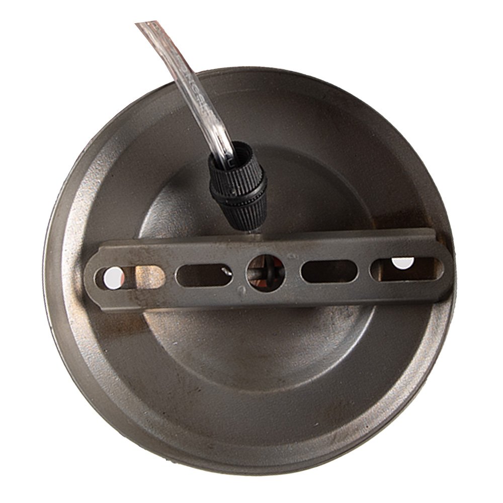 Hanglamp Ø 39x59 cm Goudkleurig Grijs IJzer Hanglamp Eettafel