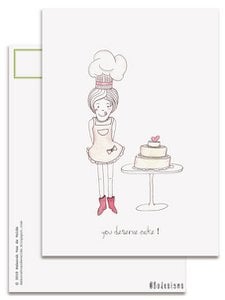 Postkarte - Kuchen