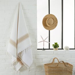 Terry Cyclades Fouta - Strand og Hammam håndklæde