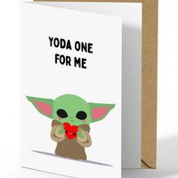 Wenskaart Star Wars baby Yoda