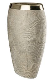 Vaso largo in ceramica "Cascade"
