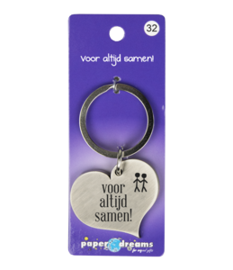 Heart Keychain - Together Forever