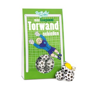 Snack portion of goal wall shooting chewing gum football gift