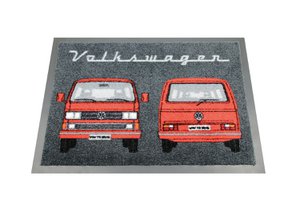Volkswagen VW T3 Vanagon Bus Deurmat - Voor/Rood