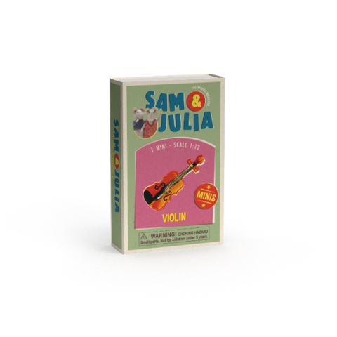 Minis - Violine - Maßstab 1:12 - Sam & Julia - The Mouse House