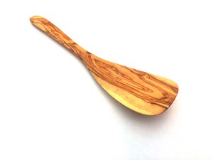 Spatula L. 30 cm light fine handmade olive wood
