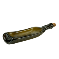 Upcycle bowl in bottle shape