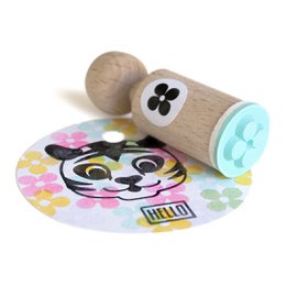 Eenvoudige bloem mini-stempel