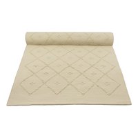 diamond linen woven cotton rug medium
