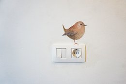 Wall sticker wren