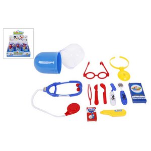 Doctor play set 6-piece in capsule 20cm