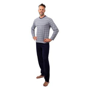 Men's Pyjama Set - Long Sleeve - Grey