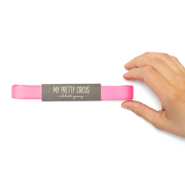 Cadeaulint neonroze, neonroze lint gemakkelijk te strikken, 16 mm x 5 m neon grosgrain lint voor het inpakken van cadeaus