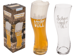 Wobbly beer glass, Schon wieder voll,