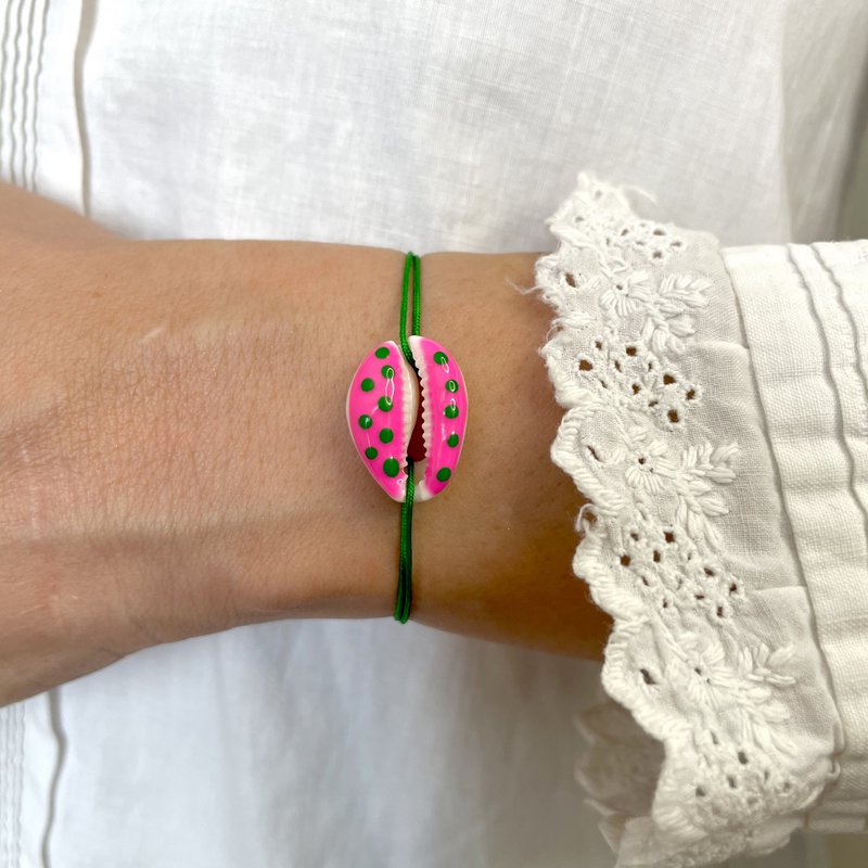 Polka Dot schelp armband