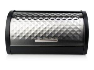 DIAMOND Metalen broodtrommel 37,8x25,5x18cm ZWART COOKINI