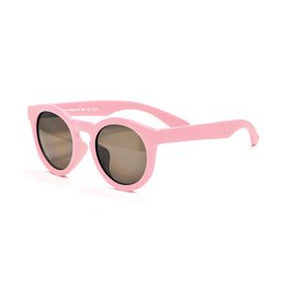 Sunglasses in a dusty rose color with a round, oversized frame. Suitable for children.
