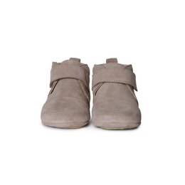 Klassische Wildlederstiefel - Taupe