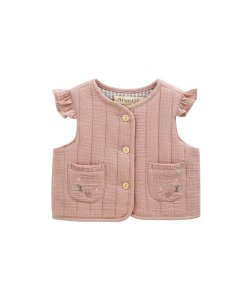 Gewatteerd vest, vol schouders en zakken, 6-24M, BGI96533