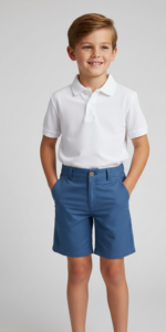 Calções Rapaz Azul