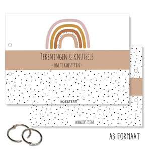 XXL Aufbewahrungspaket | Zeichnungen und Kunsthandwerk | rosa | A3-Format