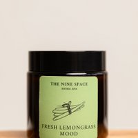 FRESH LEMONGRASS Mood Candle - Brown Glass Mini