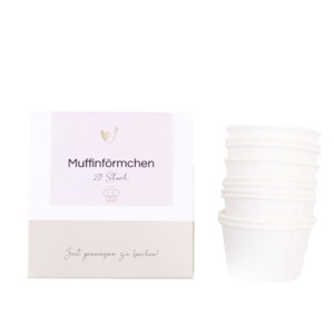 Witte muffinbekers