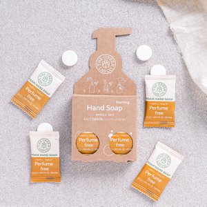 Refill set hand soap tablets - Fragrance Free