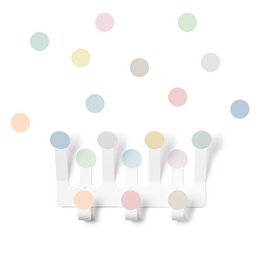 Punktgarderobe färbt Pastell