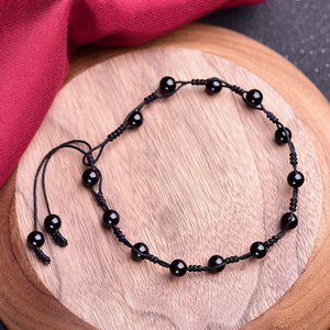 GROUNDING Anklet OBSIDIAN