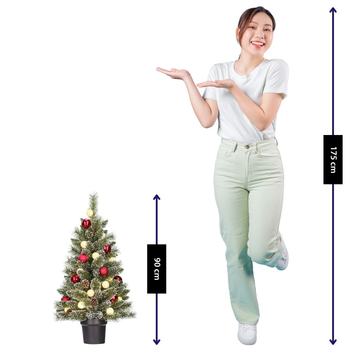 Artificial Christmas tree Kaprun Green