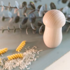 KreativRassel “Otto” Befüllen & Anmalen | DIY | Natur Holz | Kinderspielzeug | Montessori | Waldorf | Musikinstrument | ab 3 Jahre | 100% Made in Germany