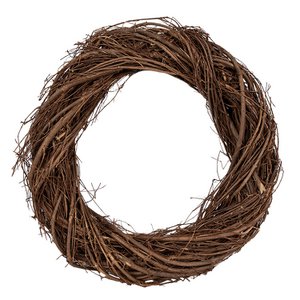 Krans Ø 35 cm Bruin Hout