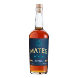 Mates XO Rum - 0.7ltr bottle of amber-colored rum with a bold, complex flavor profile.