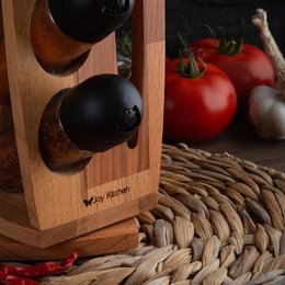 Support à épices rotatif Joy Kitchen - Lot de 3