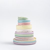 New Party Dinner Plate 27cm - Mix 6 Pieces