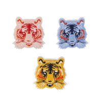 Brooches Tiger (1/card) Assorted 3 designs