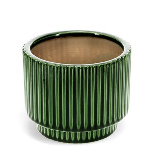 Ridged planter - Green