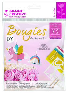 DIY EINHORN-GEBURTSTAGSKERZEN-KIT