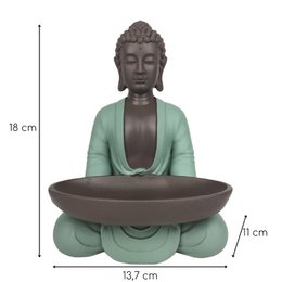 Bodhi statue med fad