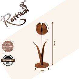 Rust decorative tulip | Flowers as table decorations in spring